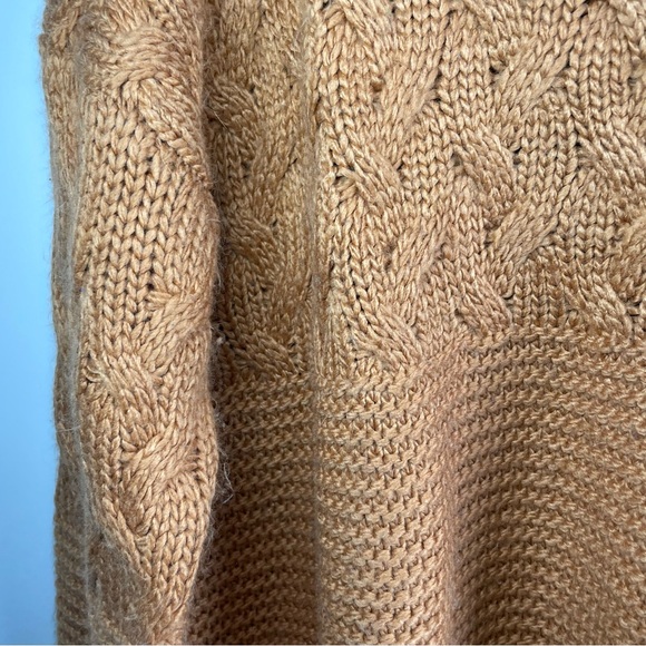 Lulus Adoring Heart Camel Knit Turtleneck Sweater - Picture 9 of 10